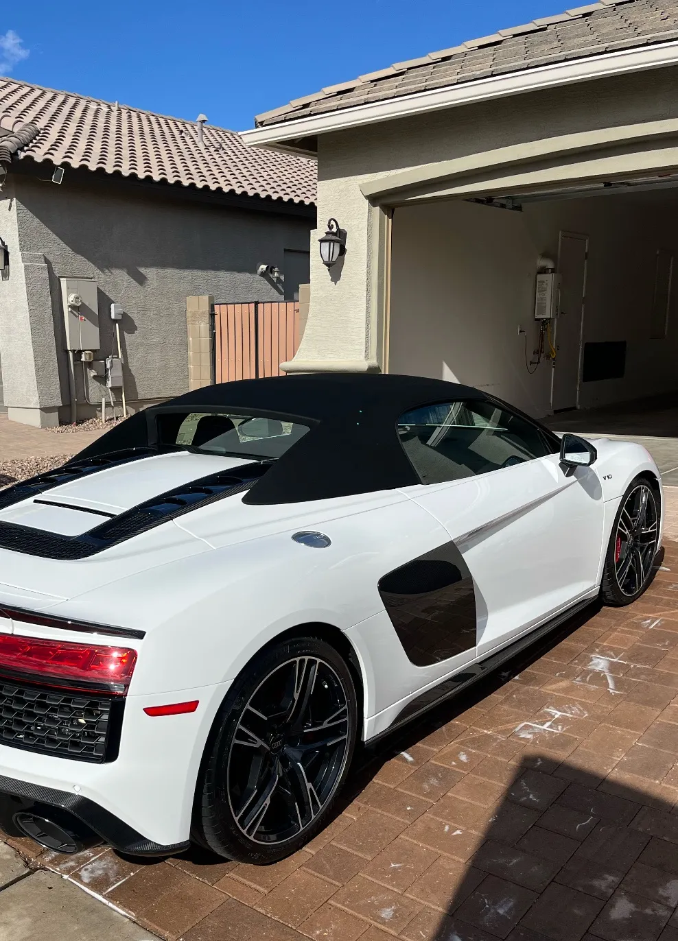 Audi V10 exterior detailed to an even gloss